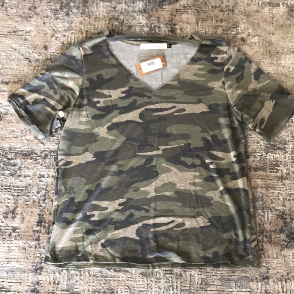 NEW! With Tags! Women’s camo blouse